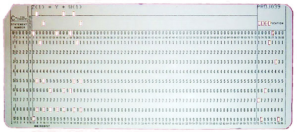 Hole Punch Card
