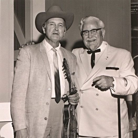 Harland Sanders and Bill Monroe