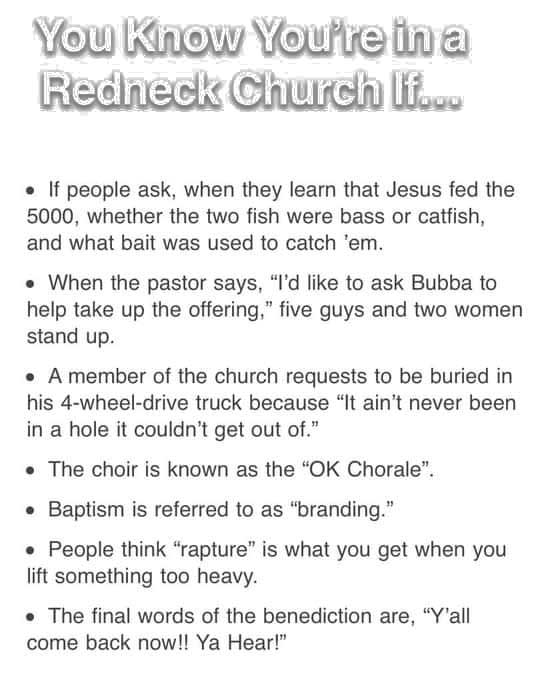 Redneck Church