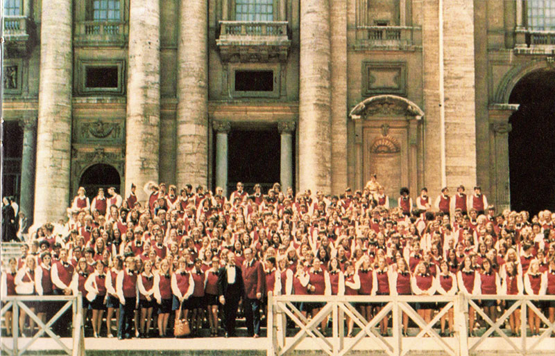 AYIC 1974 at the Vatican