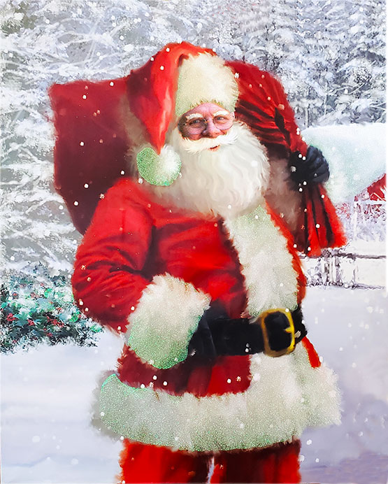 Bill as Santa