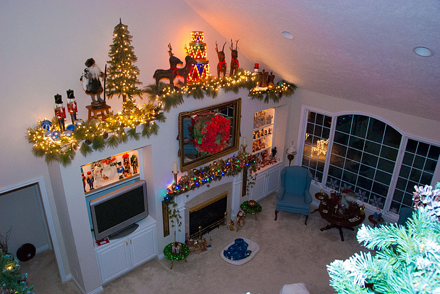 Over Fireplace