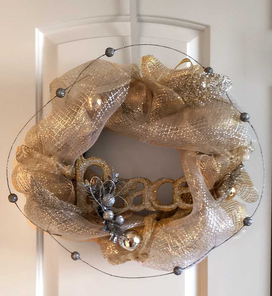 White Gold Wreath