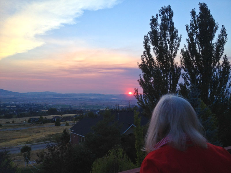 Sunset in Cache Valley