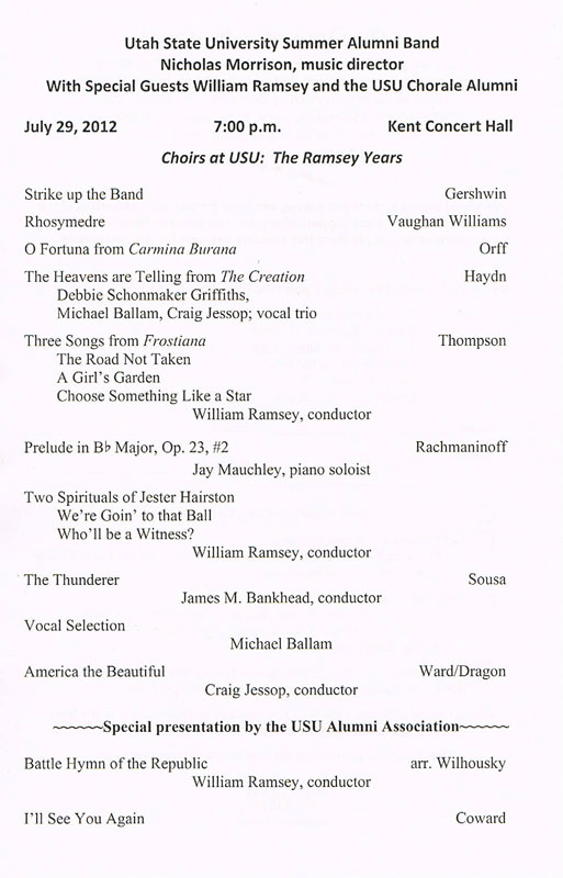 Reunion Program