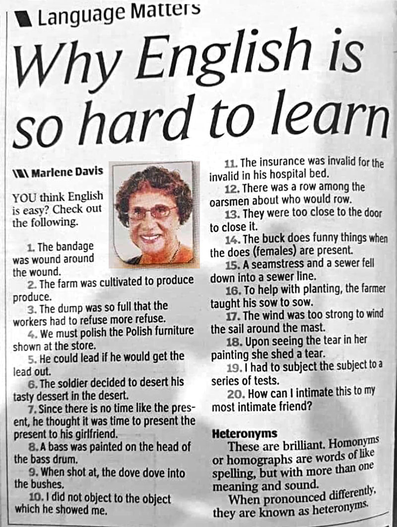 Language Matters