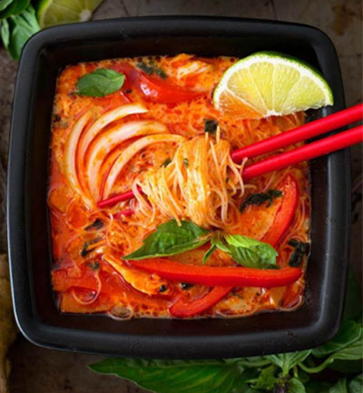 Coconut Red Curry Soup