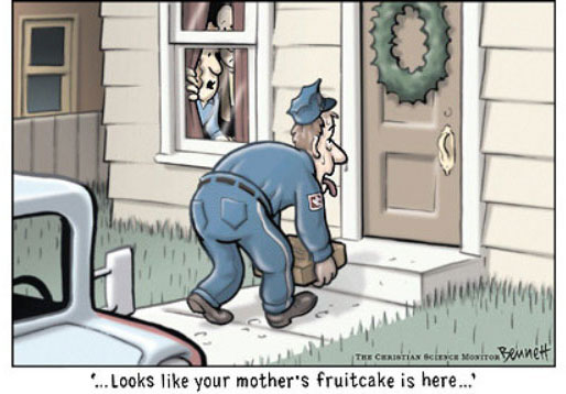 Fruit Cake Cartoon