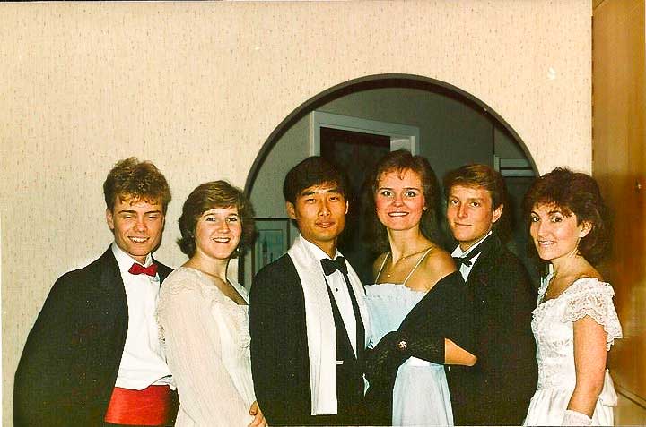 Katherina, Mark, April, Jon before Ball